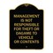 Signmission Management Is Not Responsible for Theft or Damage to Vehicles or Contents, A-DES-BG-1824-23878 A-DES-BG-1824-23878 - alternate 1